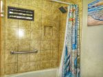 Upgraded tile in shower